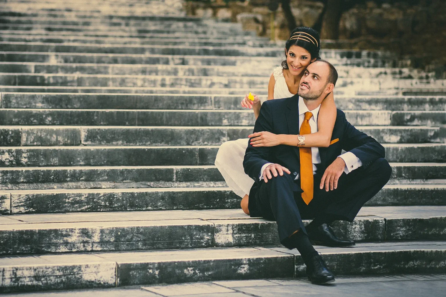 080 Φωτογραφια γαμου σκαλια