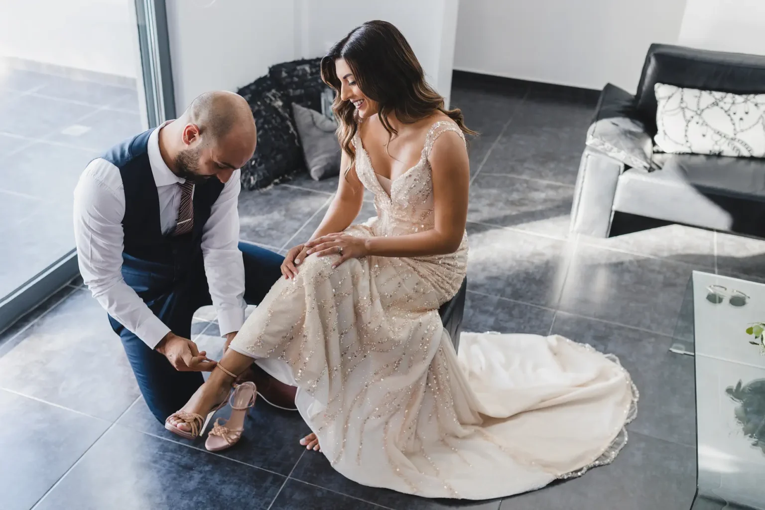 127 Φωτογραφια γαμου παπουτσι